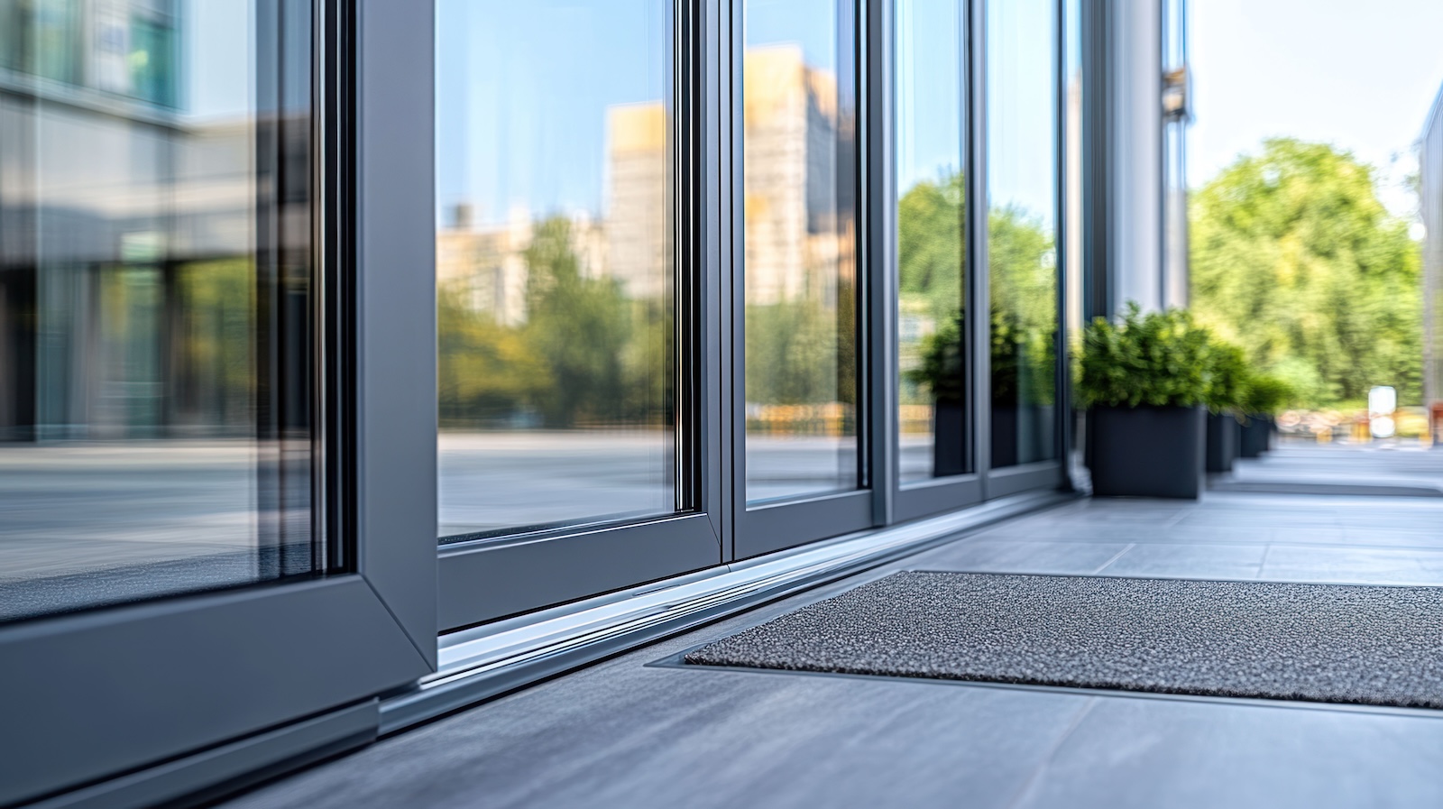 Terrassentueren Anthrazit